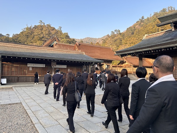 安全祈願祭の様子